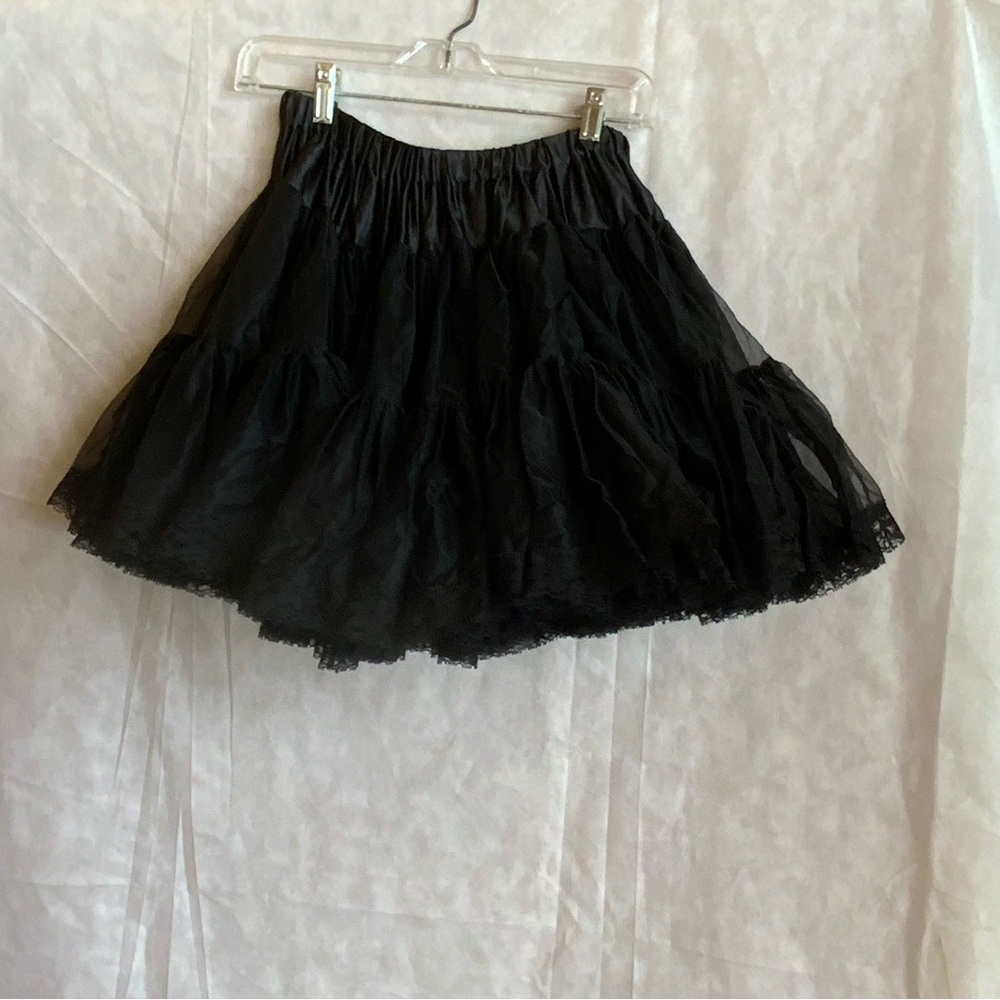 Vintage Sams USA Petticoat Ruffles Tutu black